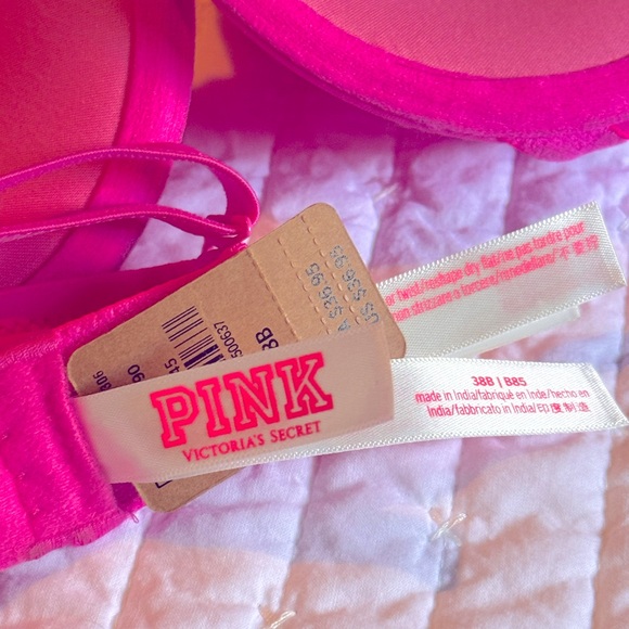 **NEW PiNK Victoria’s Secret Push Up Bra 38B Women's - Picture 4 of 5